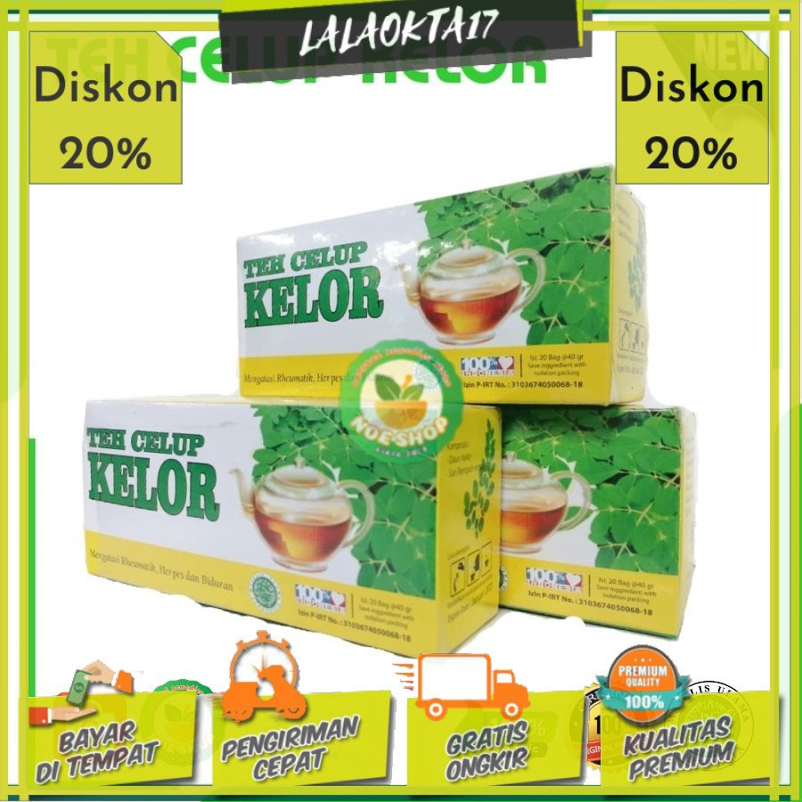 

(20 Kantong) Teh Celup Daun Kelor Original