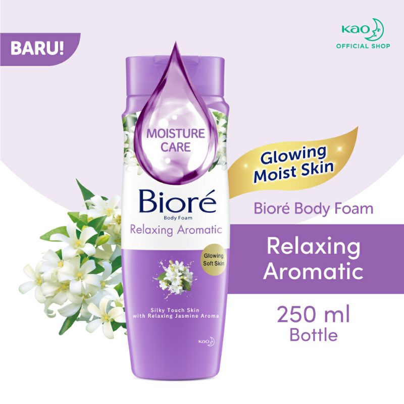 Jual Biore Beauty Body Foam Relaxing Aromatic Botol 250ml Shopee