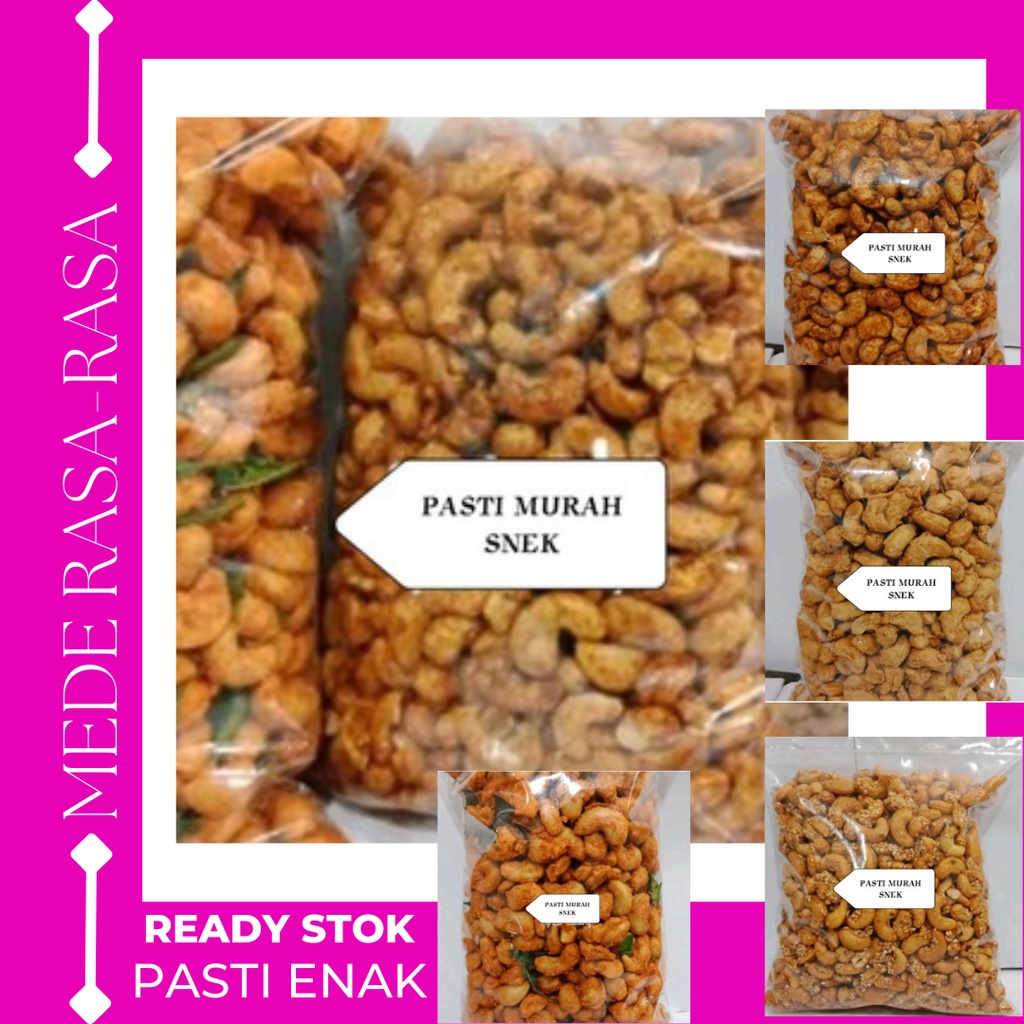 

1KG KACANG MEDE RASA-RASA MURAH (MADU,PEDAS,THAILAND,CRISPY,WIJEN)