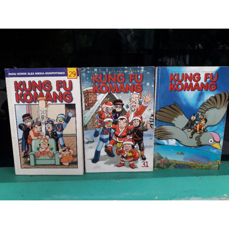 komik kung fu komang 1 set vol 29,31,34