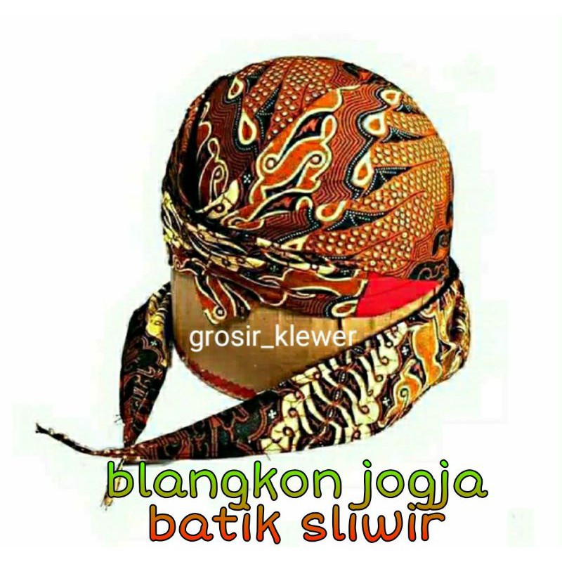 BLANGKON JOGJA BATIK SLIWIR