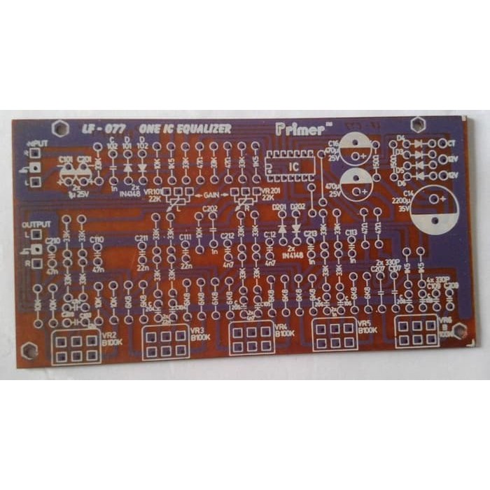 PCB Primer LF-077 One IC Equalizer
