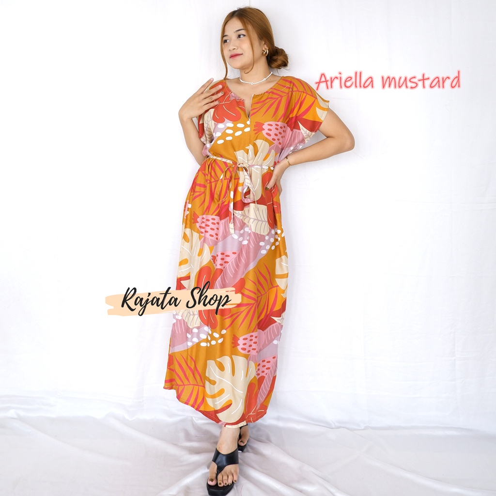 DASTER BALI BUSUI SEMATA KAKI-DTL ARIELLA MUSTARD