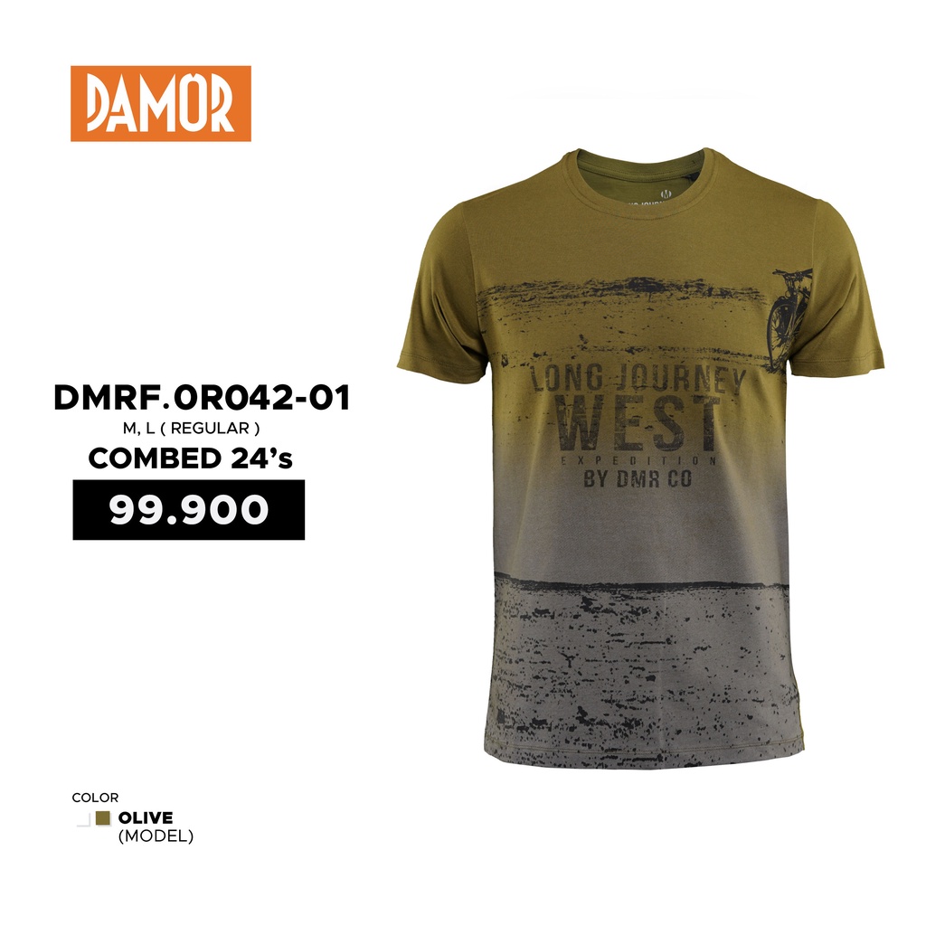 Kaos Pria Damor Original - Dmrf.OR42-01 IFHE FASHION