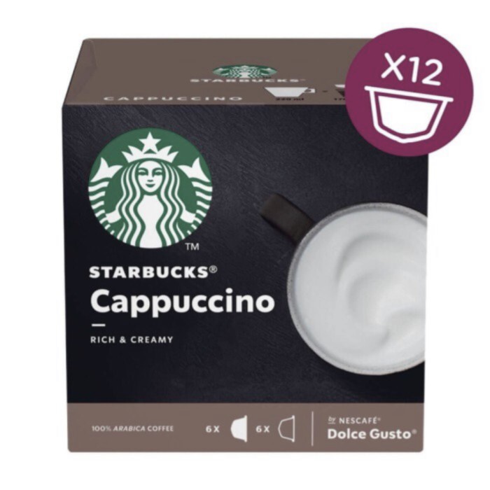 

Kopi - Nescafe Dolce Gusto Starbucks Coffee Capsule Kapsul- Cappuccino