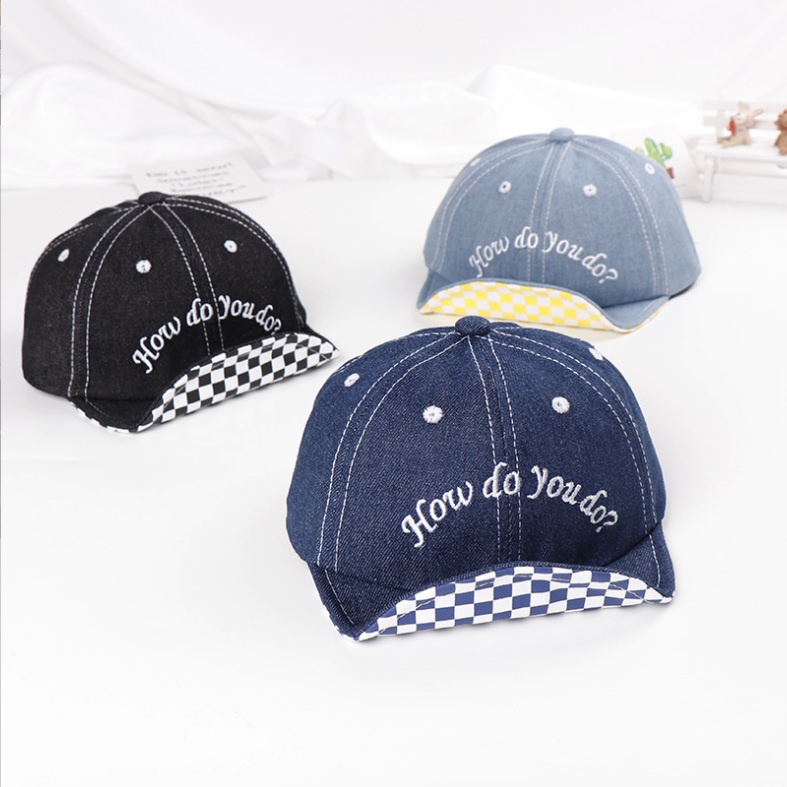 NEW Topi baseball anak / topi baseball jeans motif how do you do