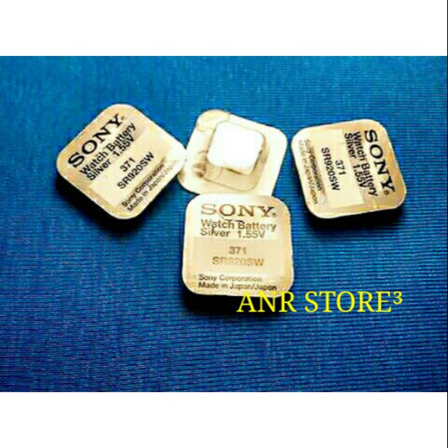 Baterai Sony MURATA 371 sr920sw Singel Pack Original Battery Jam Tangan