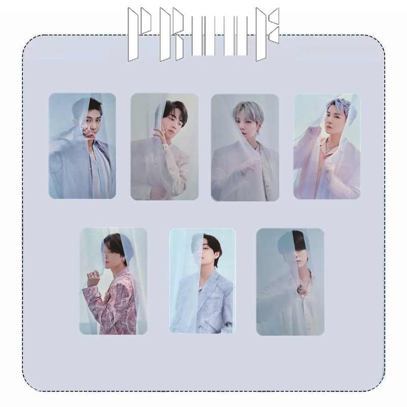 7pcs / Set Kartu Pos Desain BTS Ukuran Kecil