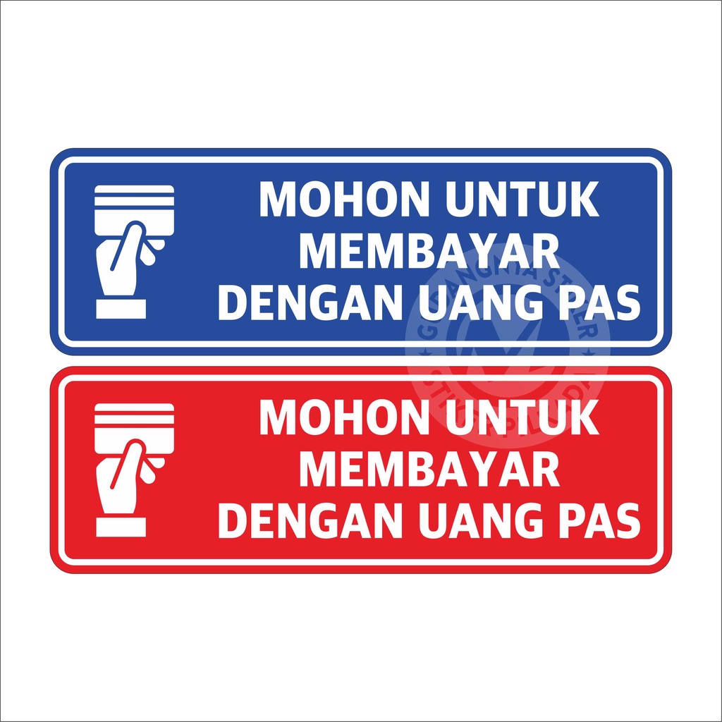 

STIKER VINYL MOHON BAYAR DENGAN UANG PAS (DIJUAL SATUAN)