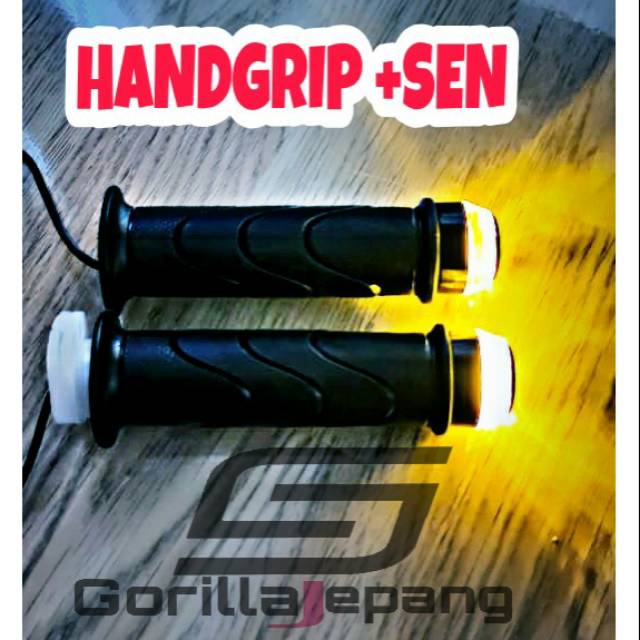 Handgrip karet stang set sen jalu stang