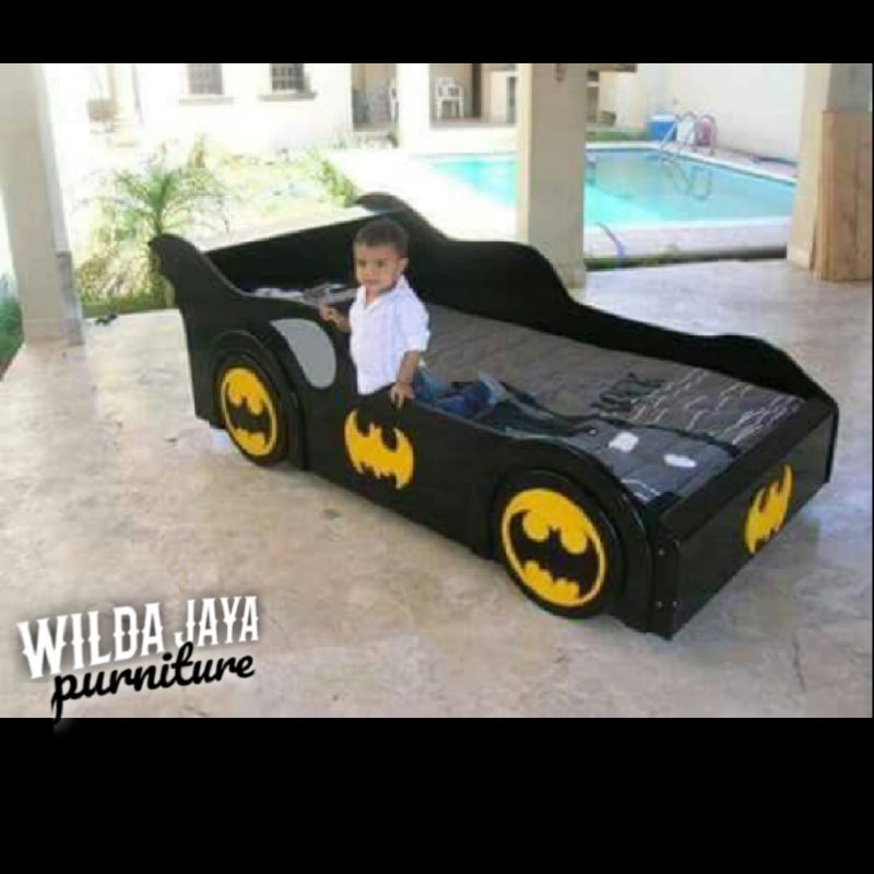tempat tidur anak/dipan model mobil 90x200