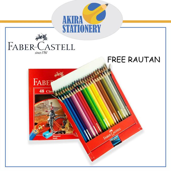 

gunturputra39 COLOR PENCIL / PENSIL WARNA FABER CASTELL CLASSIC (48 WARNA) TERLARIS TERPERCAYA ORIGINAL