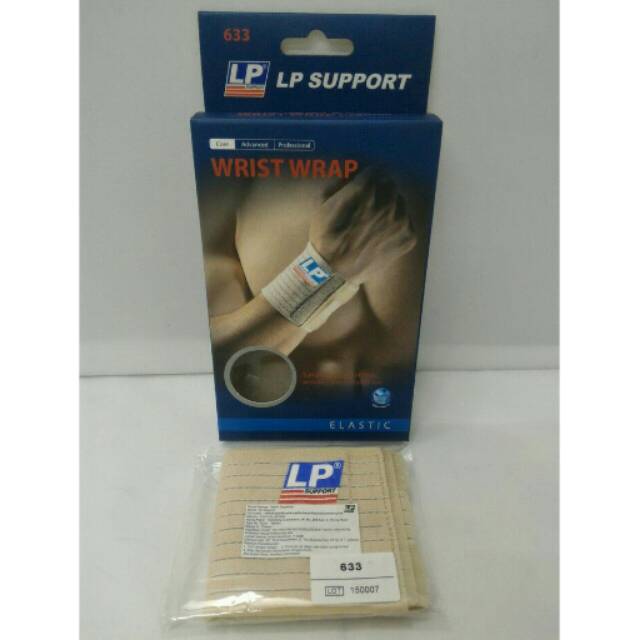 Penyangga Pergelangan Lilit Rekat Deker Elastic Wrist Wrap LP 633