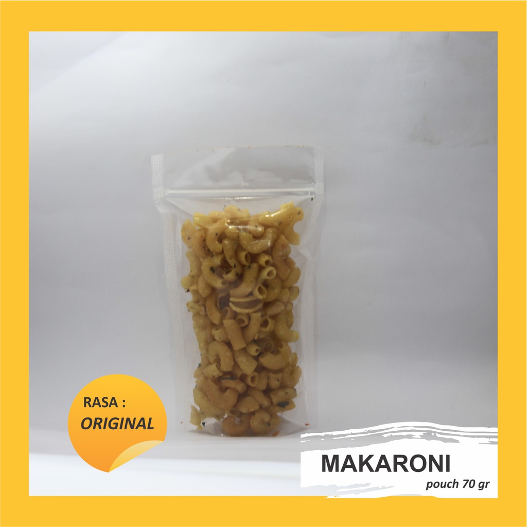 makanan ringan/makaroni/ pouch 70 gram