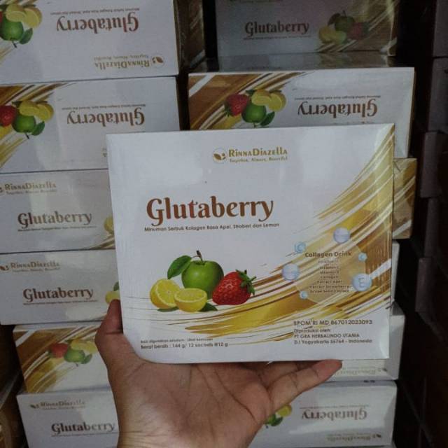 

Glutaberry Collagen Drink by Rinna Diazella