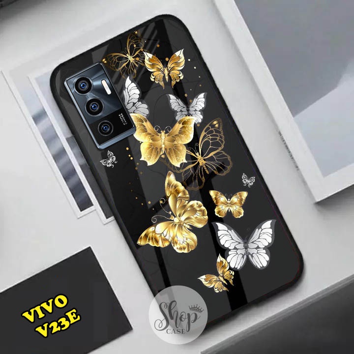 Softcase Glass Vivo V23e - Case Vivo V23e - Case Lucu - case Vivo V23e - kesing Vivo V23e - softcase