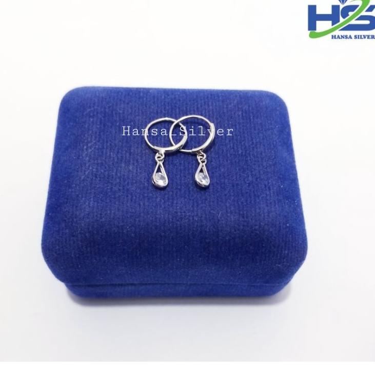 Jangan Ketinggalan order..  Anting Bayi Anak Perak Asli Silver 925 Lapis Emas Putih Model Agogo Bula