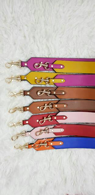 Bagstrap two tone pu leather 100 cm