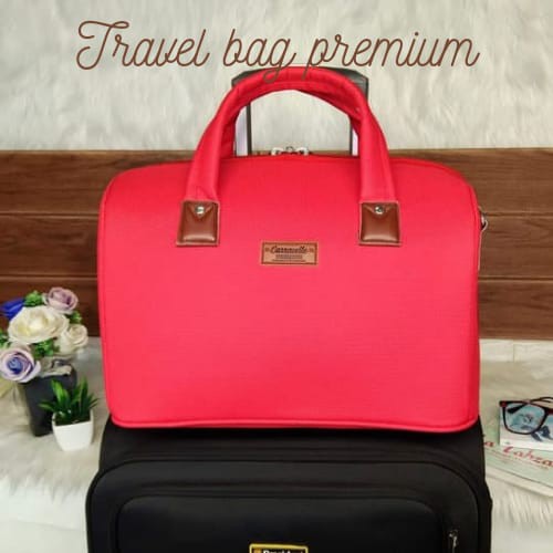 TRAVEL BAG WANITA TAS PAKAIAN TAS TRAVEL JINJING DAN SELEMPANG MODEL TAS TRAVEL BAG KABIN PRAMUGARI