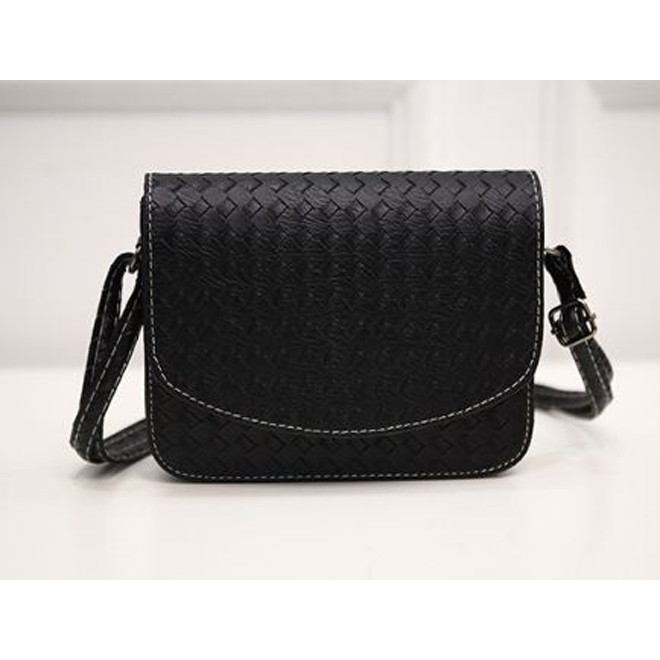 tas selempang korea kecil/woven diagonal small square (2i5) bta050