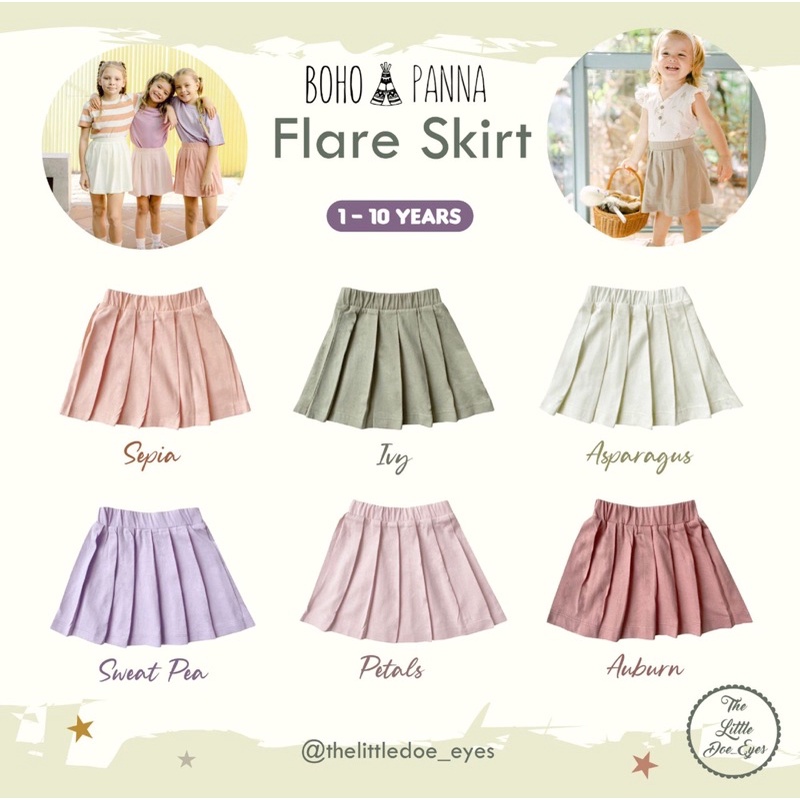 Bohopanna Flare Skirt - Rok Anak