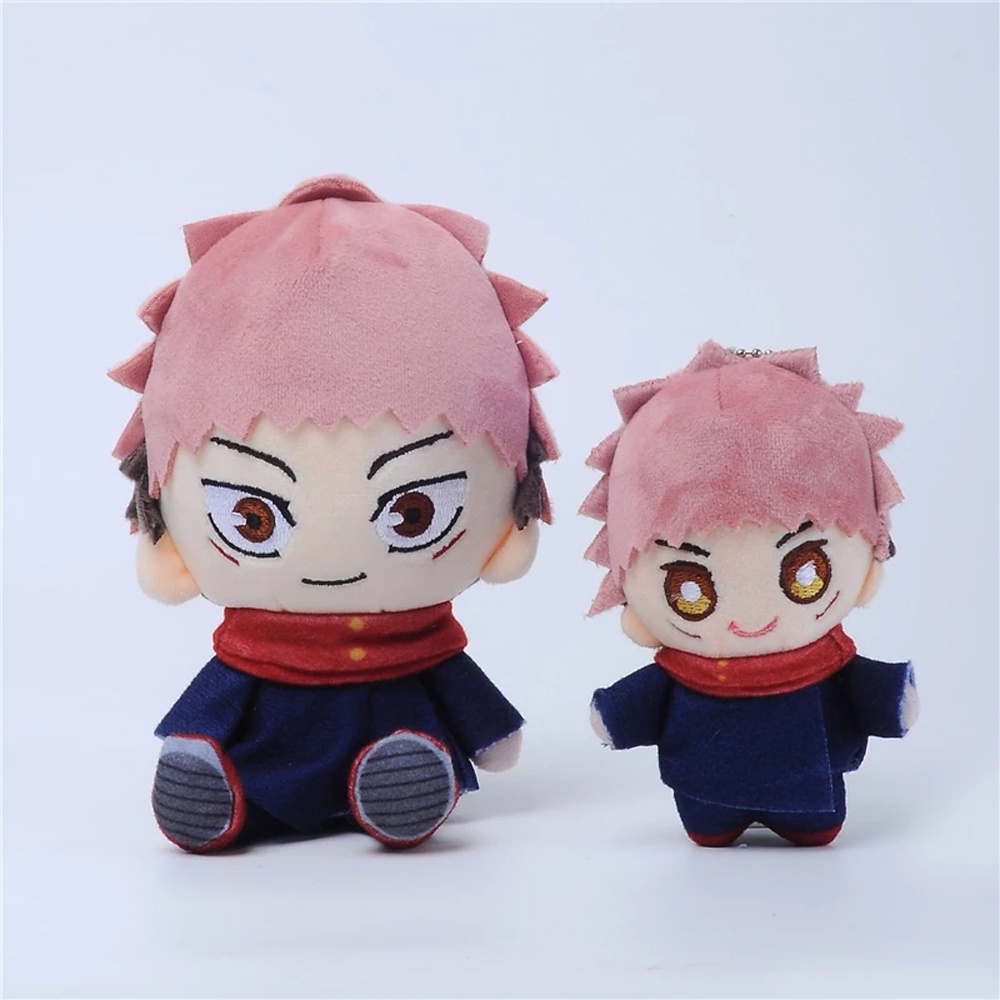 Needway  Anime Jujutsu Kaisen Child Gift Plush Doll Jujutsu Plush Fushiguro Megumi Pendant Stuffed Toys Gojo Satoru Kugisaki Nobara Cosplay Doll Yuji Itadori