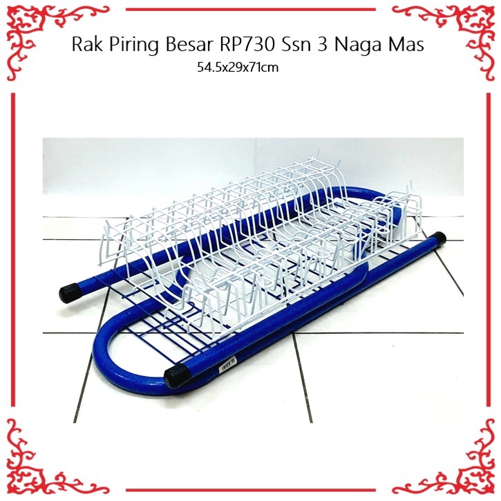 Rak Piring Susun Besar RP730 Ssn 3 Naga Mas