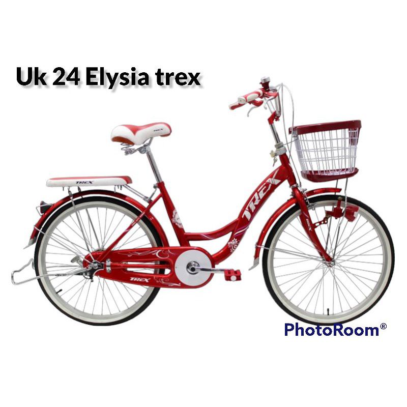 Sepeda Keranjang Remaja Dewasa Mini CTB Trex Elysia 24/26 Inch Murah