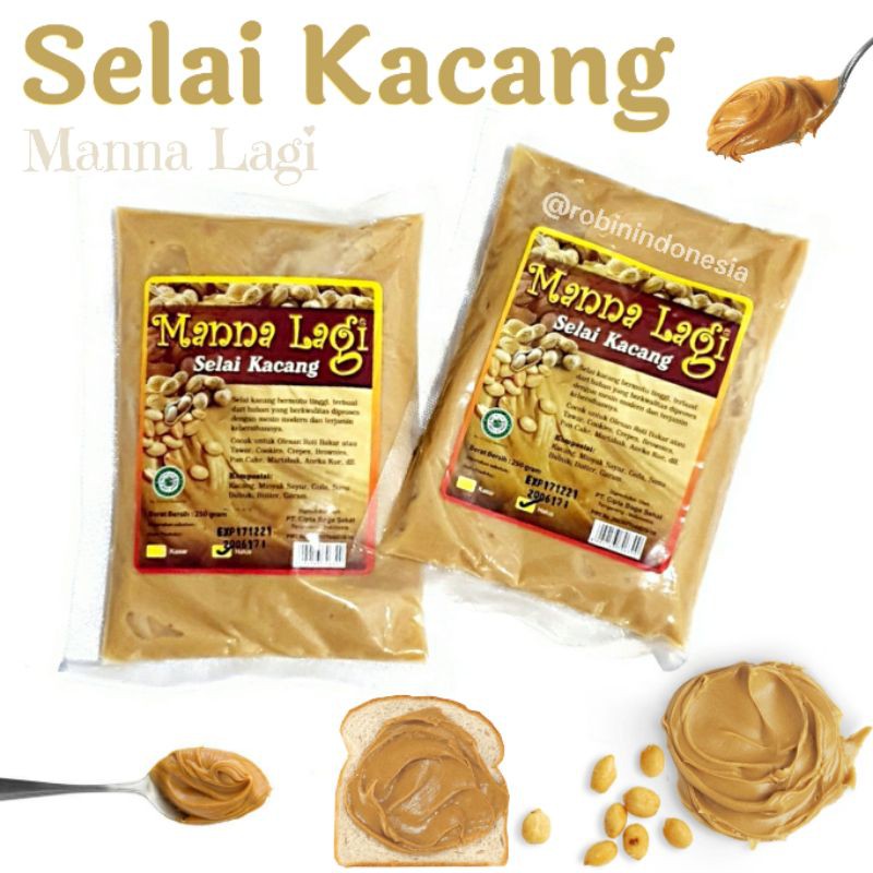 

Selai Kacang Manna Lagi 250 gram Selei Creamy Peanut Butter Spread Bahan Kue Makassar Skippy Bella