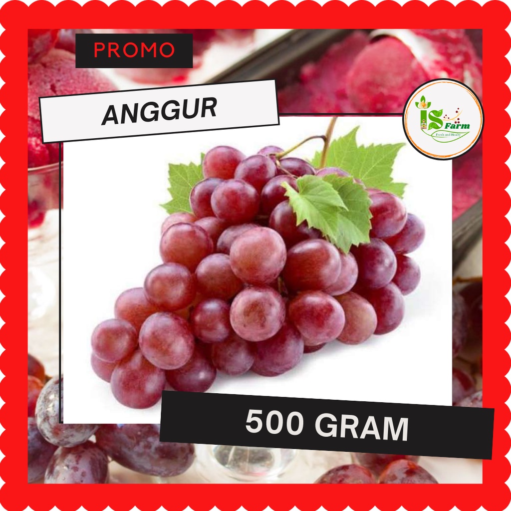 

Anggur Red Globe USA 500 gr