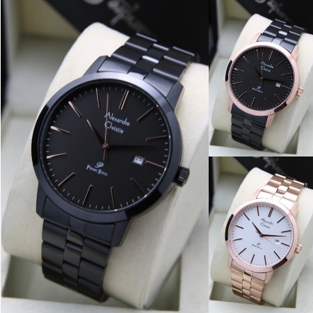 Jam Tangan Pria Original Alexandre Chrstie AC-1007MD STAINLESS/1007/AC1007/ac1007/Ac1007