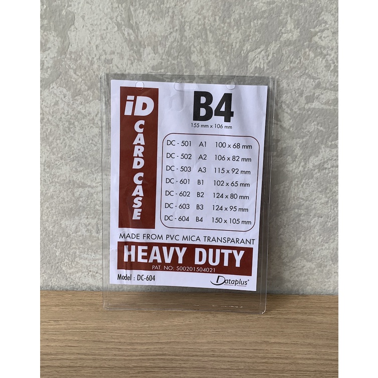 ID Card Case B4/ Name Tag/ Plastik ID Card