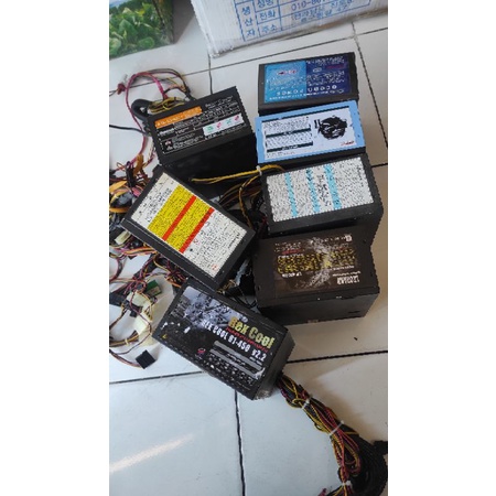 Power Supply 400 / 450 Watt Hitam 6pin