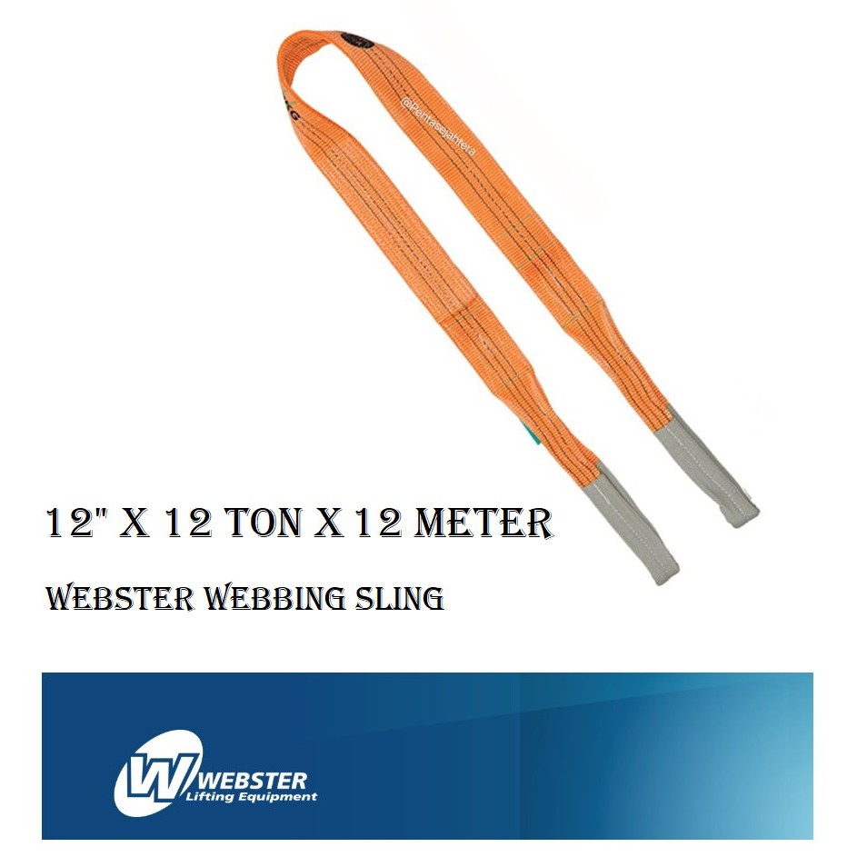 

Webster Webbing Sling 12" x 12 ton x 12 meter
