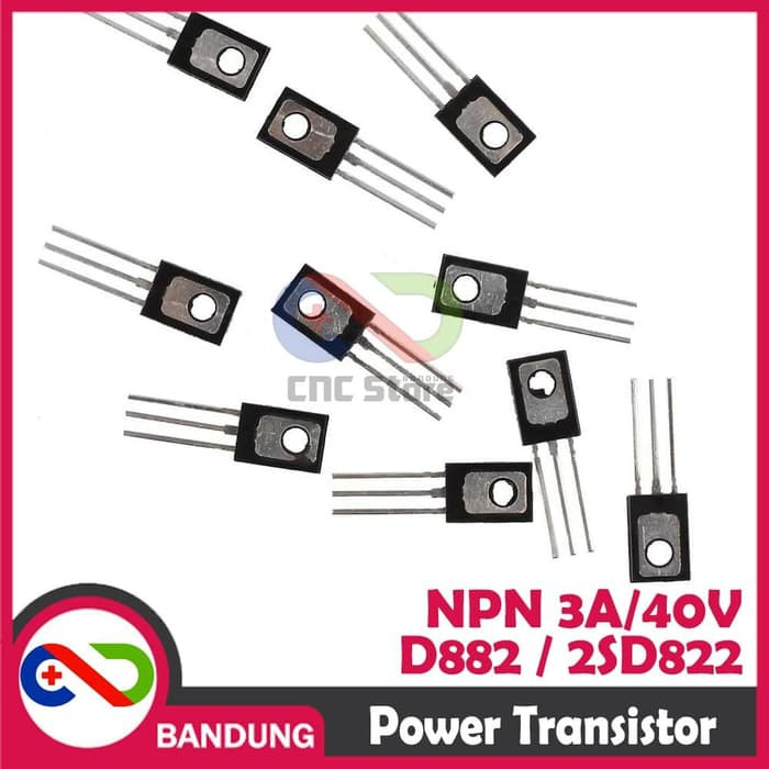 D882 2SD822 TO-126 3A/40V NPN POWER TRANSISTOR