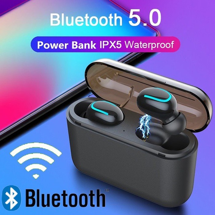 Headset Bluetooth 5.0 TWS Sport HBQ Q32 Stereo tws Q32