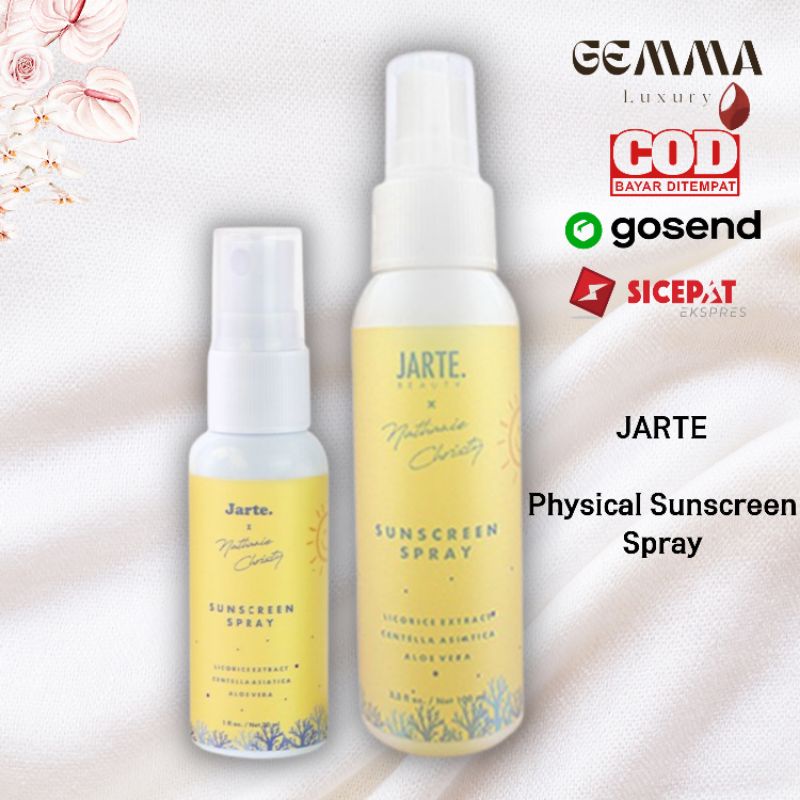 (Gosend/COD) JARTE Physical Sunscreen Spray Coral Friendly x Nathanie Cristy 30ml