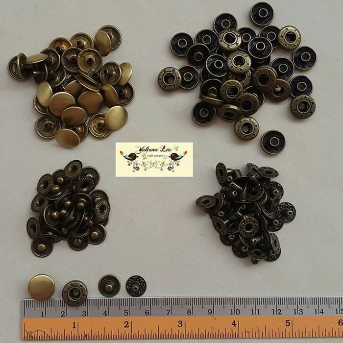 Kancing Jepret 12mm/Snap Button 12mm ATG