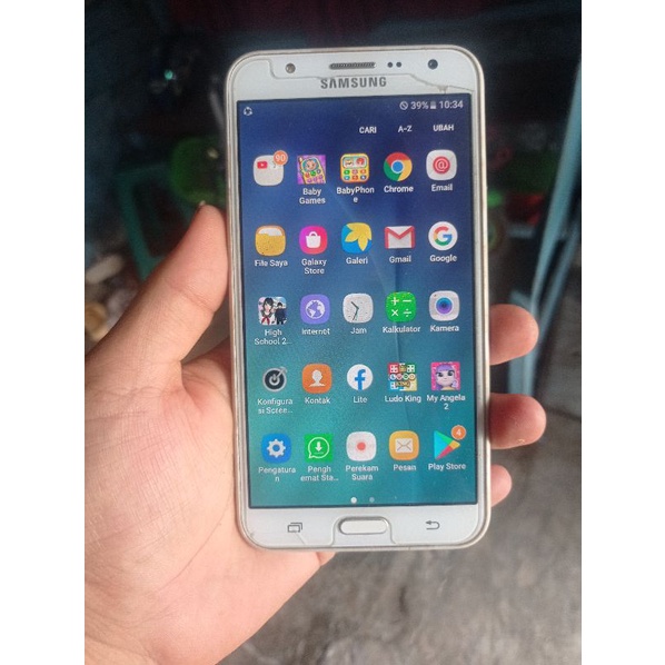 samsung j7 wifi seken ory second murah