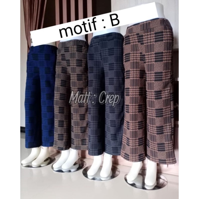 KULOT CREPE/ CELANA KULOT WANITA BAHAN CREPE/BAWAHAN WANITA