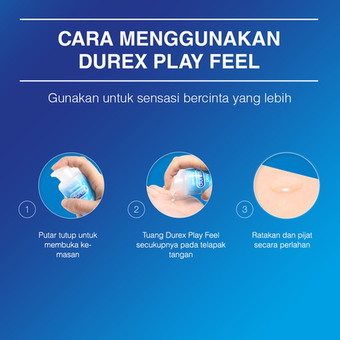 Durex Play, Cairan Lubricant / Pelumas Berbentuk Gel ( Kemasan 50ml )