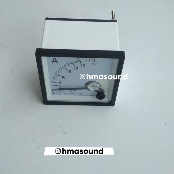 Amper Meter Ampere Meter Direct / Non CT 25A Analog Fort