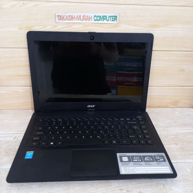 Laptop Acer Aspire i3/4GB/120SSD windows10 Second
