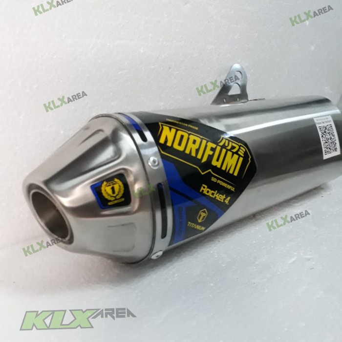 Knalpot Norifumi Bore Up Rocket Titanium KLX BF Dtracker 150 Original