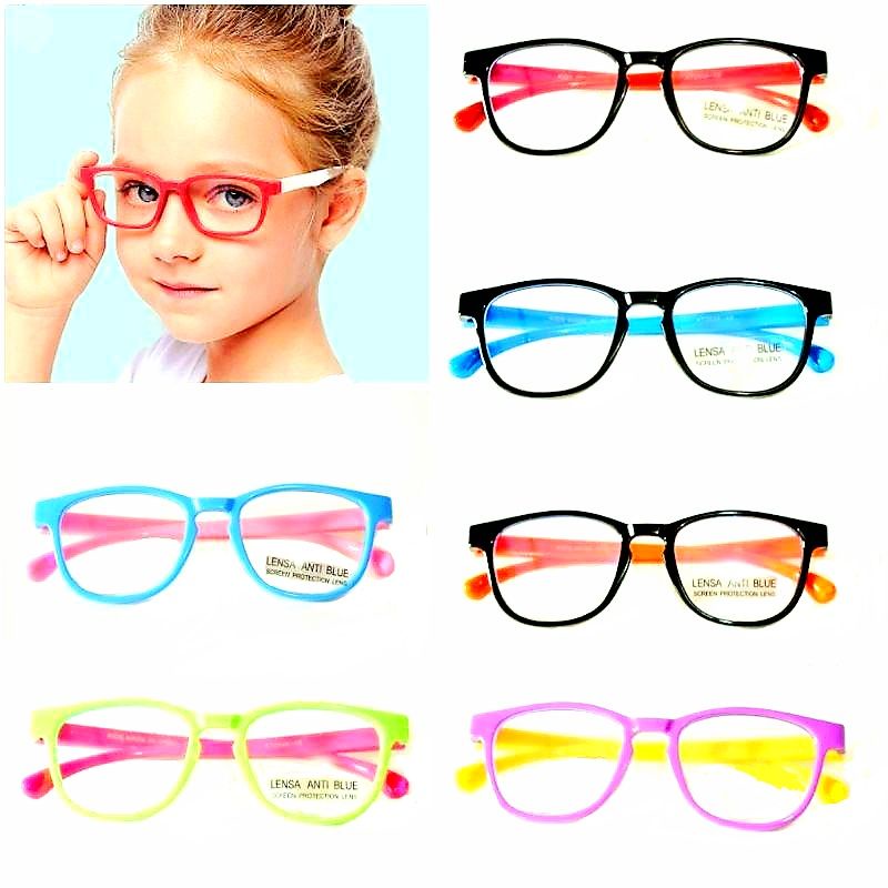 Kacamata Anak Anti Radiasi HP TV Laptop Gagang Lentur-4