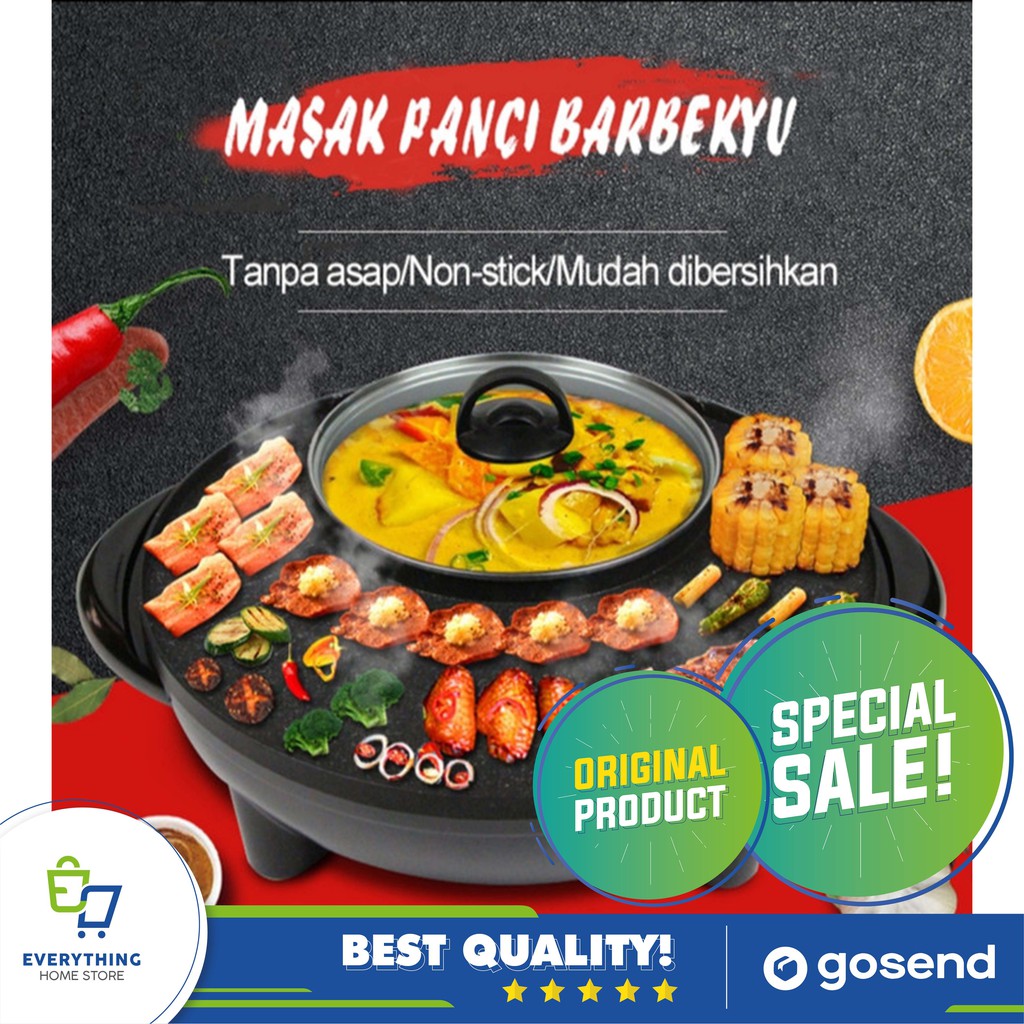 Panci Multifungsi Elektrik | Panci Hotpot Grill