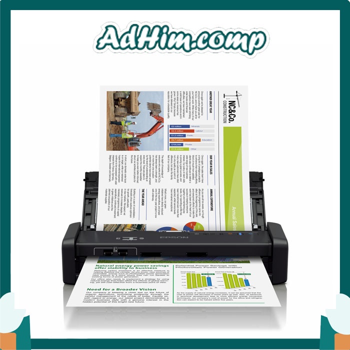 Epson WorkForce DS-360W Wi-Fi Portable Sheet-fed Document Scanner