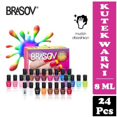 [BOX] BRASOV KUTEK MIX / BRASOV NAIL POLISH MIX BOX ISI 24pcs