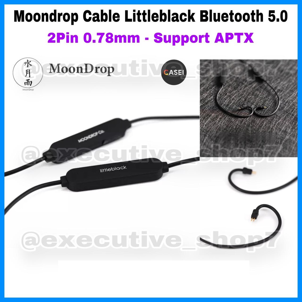 Moondrop Cable Littleblack Bluetooth 5.0 - 2Pin 0.78mm - Support APTX