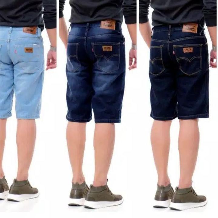 『Heboh』 [BAYAR DITEMPAT] CELANA LEVIS PENDEK PRIA / JEANS PENDEK PRIA DEWASA / CLANA PENDEK LEVIS DE
